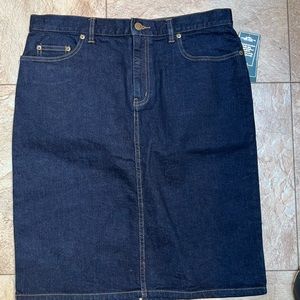 Lauren Ralph Lauren Jean Skirt Sz 10 BNWT